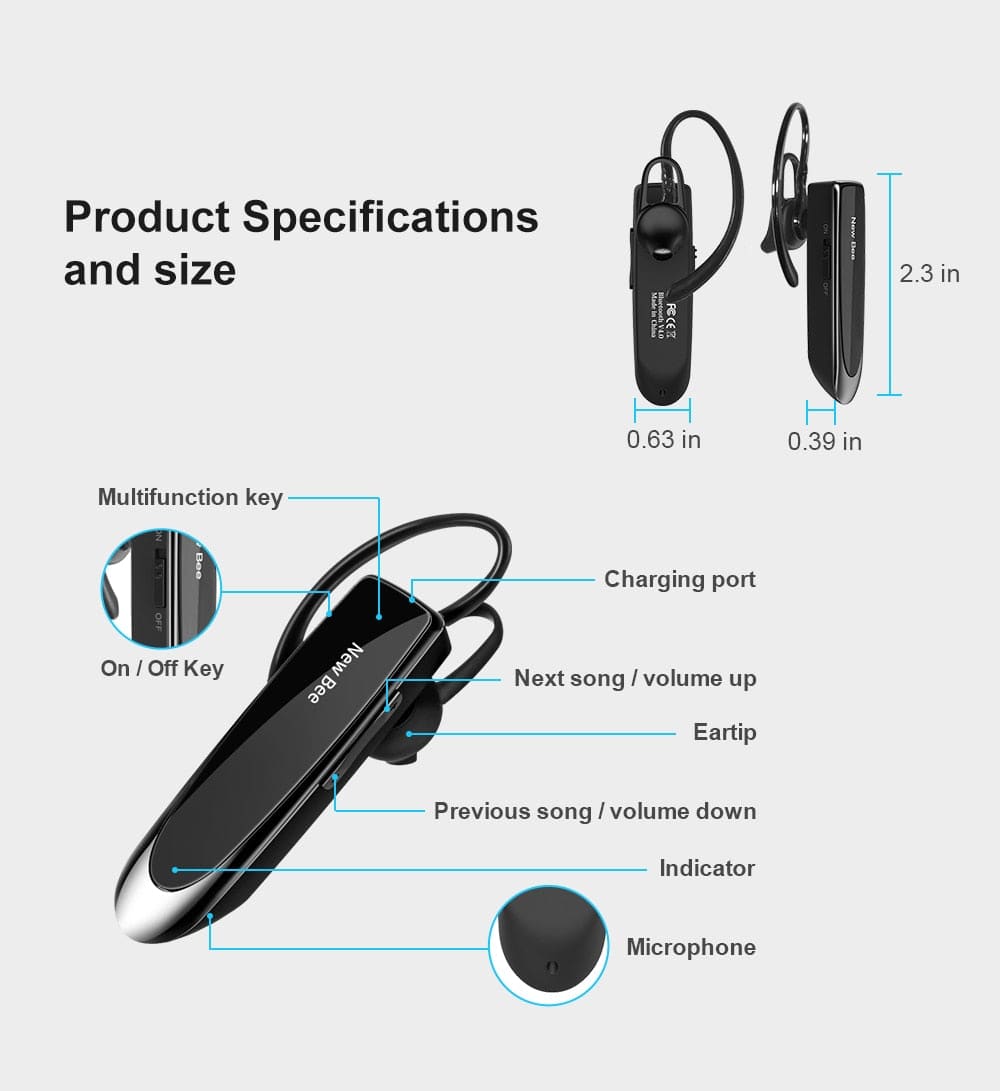 LC-B41 Bluetooth Headset Handsfree Audio  BushLine