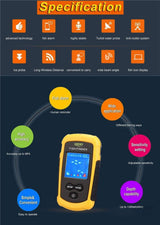 LUCKY Fish Finder 7 models Wireless Sonar marine  BushLine