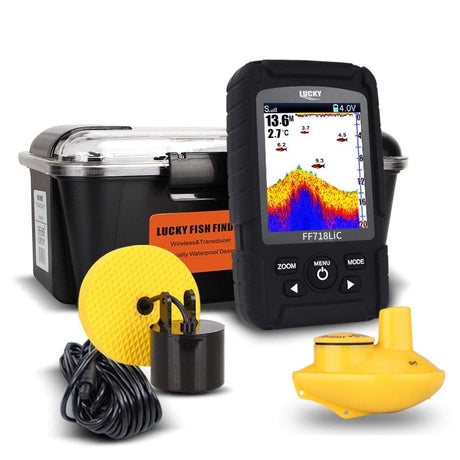 LUCKY Fish Finder 7 models Wireless Sonar marine BushLine FF718LIC