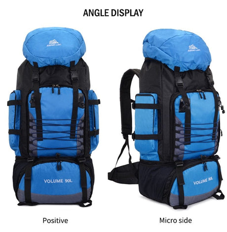 Large Hiking Camping Backpack 80ltr 90ltr BackPacks  BushLine