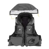 Life Jacket Survival Vest - Pockets marine BushLine Gray L