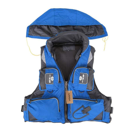 Life Jacket Survival Vest - Pockets marine BushLine Blue L