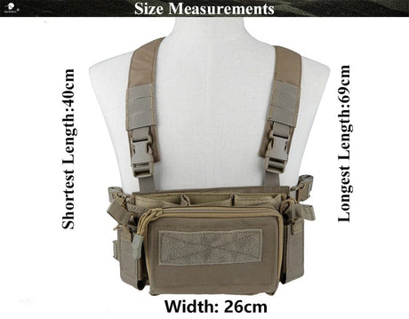 MOLLE Chest Rig Vest Flatpack Tactical Backpack BackPacks  