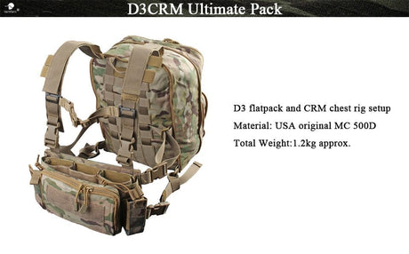 MOLLE Chest Rig Vest Flatpack Tactical Backpack BackPacks  