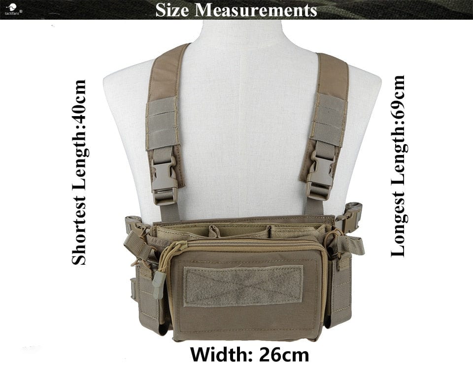 MOLLE Chest Rig Vest Flatpack Tactical Backpack BackPacks  BushLine