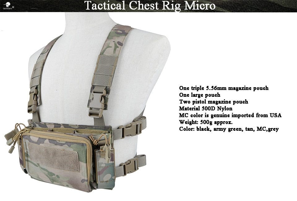 MOLLE Chest Rig Vest Flatpack Tactical Backpack BackPacks  BushLine