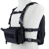 MOLLE Chest Rig Vest Flatpack Tactical Backpack BackPacks BushLine Black