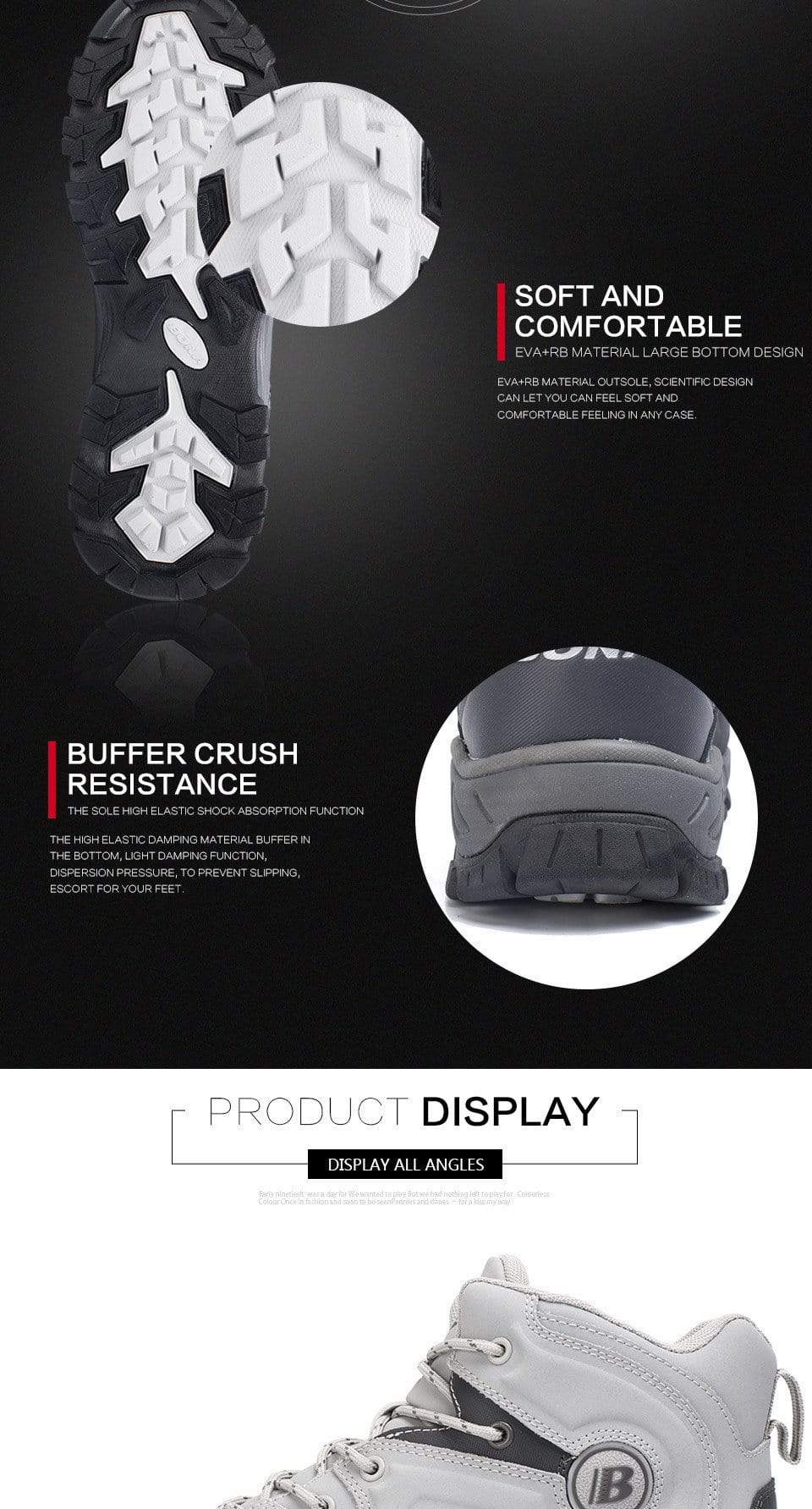 Men Hiking Sport/Outdoor boots Footware  BushLine