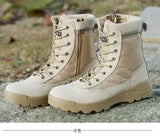 Mens Tactical Boots Breathable Leather & Mesh army surplus  BushLine