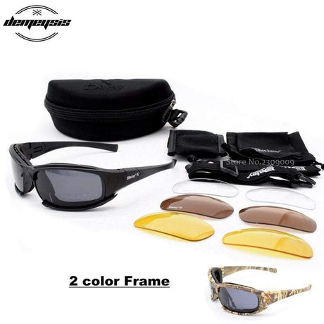 Military Polarized Sun Glasses Kit Optics  