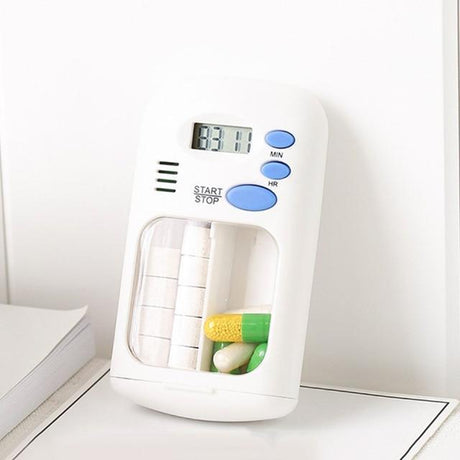 Mini Portable Pill Reminder Alarm Smart Technology BushLine Small First Aid Kit