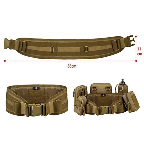 Molle Waist Belt Padded Multi-Use Helmets & Packs  