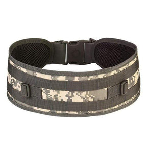 ACU Camouflage grey digital colourway, front view showing full-length PALS webbing