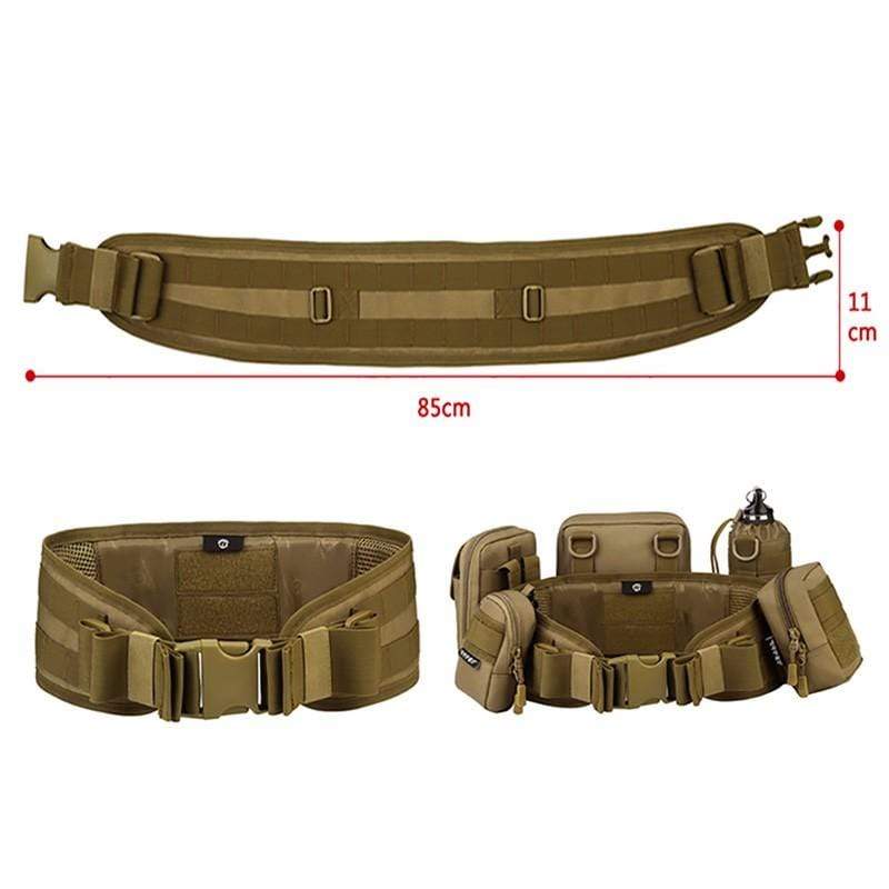 Molle Waist Belt Padded Multi-Use Helmets & Packs  BushLine