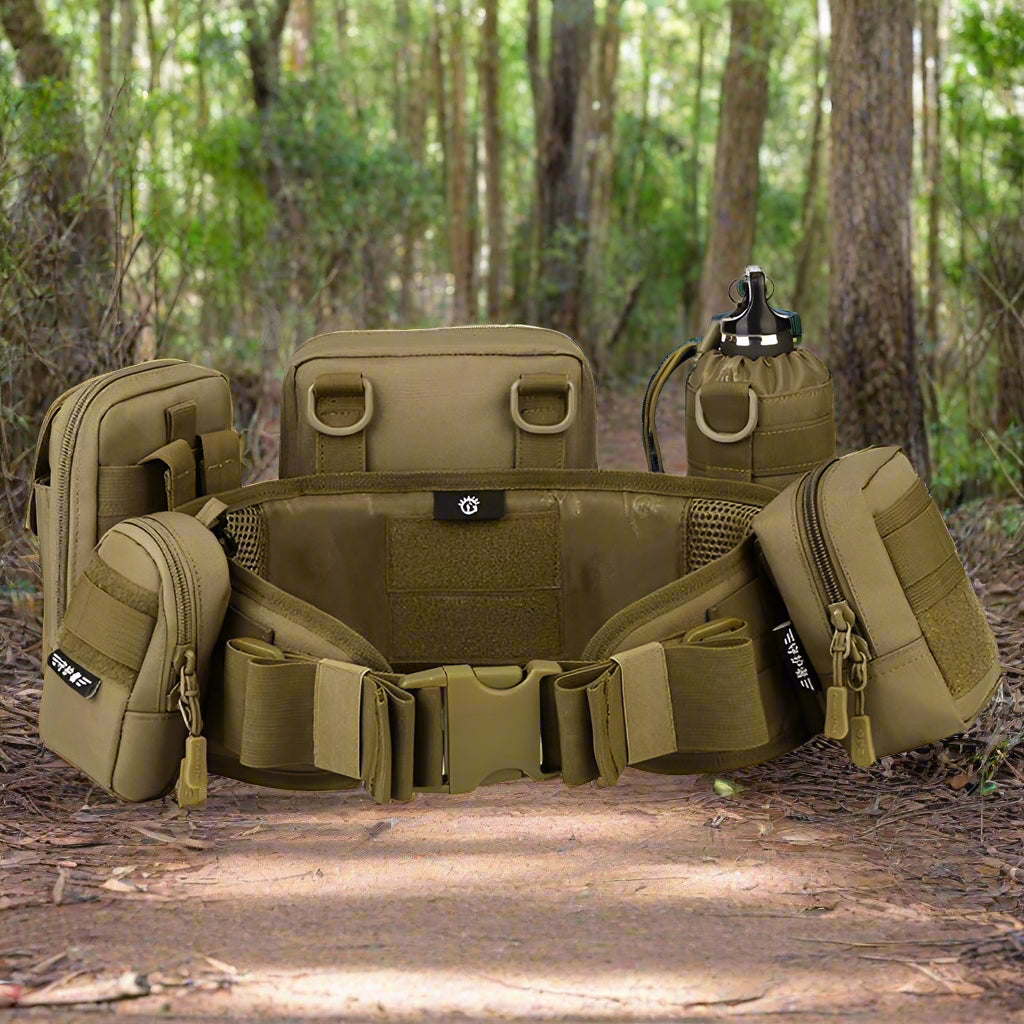 Molle Waist Belt Padded Multi-Use Helmets & Packs  BushLine