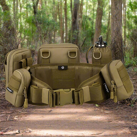 Molle Waist Belt Padded Multi-Use Helmets & Packs  BushLine