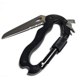 Multi-Tool Folding Knife Slotted Screwdriver 5 In 1 Carabiner Multi-tools  BushLine