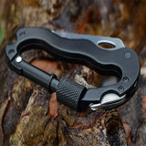 Multi-Tool Folding Knife Slotted Screwdriver 5 In 1 Carabiner Multi-tools  BushLine