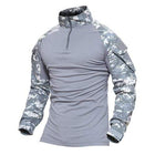 Multicam Military Men Long Sleeve Shirt tacticle clothing  