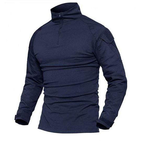 Multicam Military Men Long Sleeve Shirt tacticle clothing BushLine Navy S