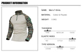 Multicam Military Men Long Sleeve Shirt tacticle clothing  BushLine