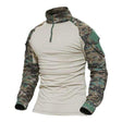 Multicam Military Men Long Sleeve Shirt tacticle clothing BushLine Digital Jungle S