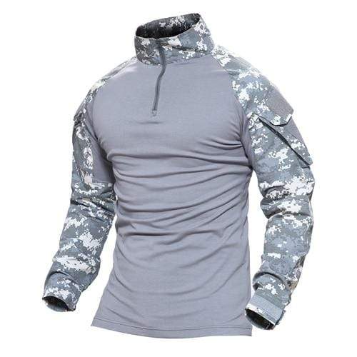 Multicam Military Men Long Sleeve Shirt tacticle clothing BushLine ACU S