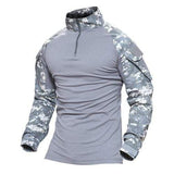 Multicam Military Men Long Sleeve Shirt tacticle clothing BushLine ACU S
