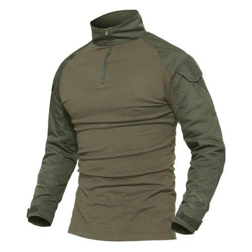 Multicam Military Men Long Sleeve Shirt tacticle clothing BushLine Army Green S