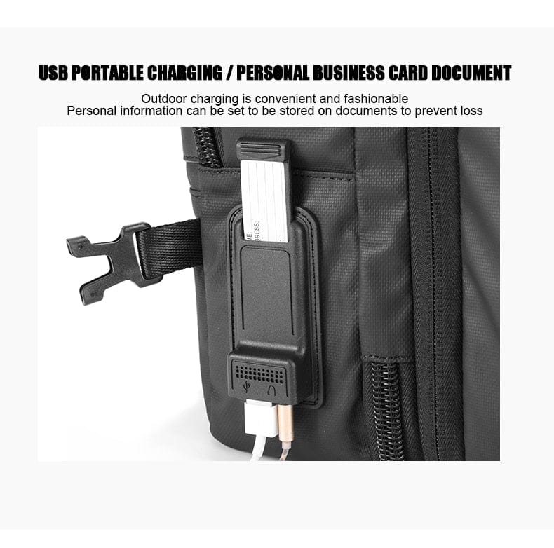 Multifunctional Smart Laptop Suitcase Backpack BackPacks  BushLine