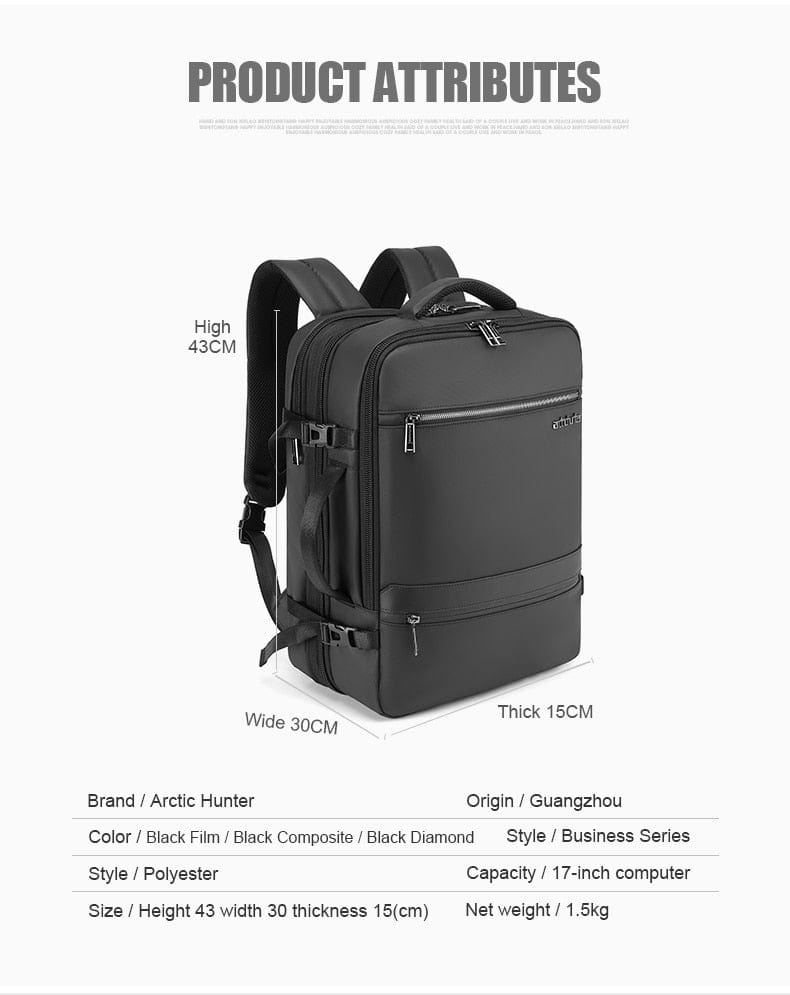 Multifunctional Smart Laptop Suitcase Backpack BackPacks  BushLine