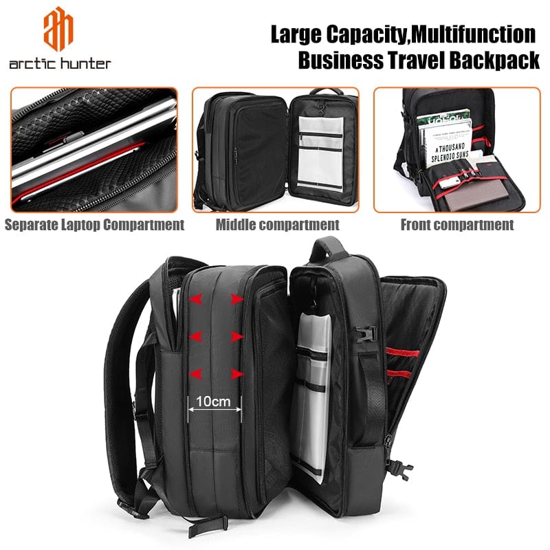 Multifunctional Smart Laptop Suitcase Backpack BackPacks  BushLine