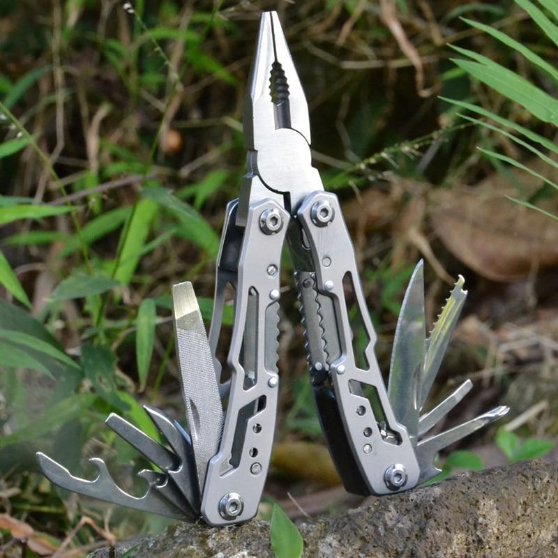 Multifunctional Stainless Steel Pliers army surplus BushLine Silver