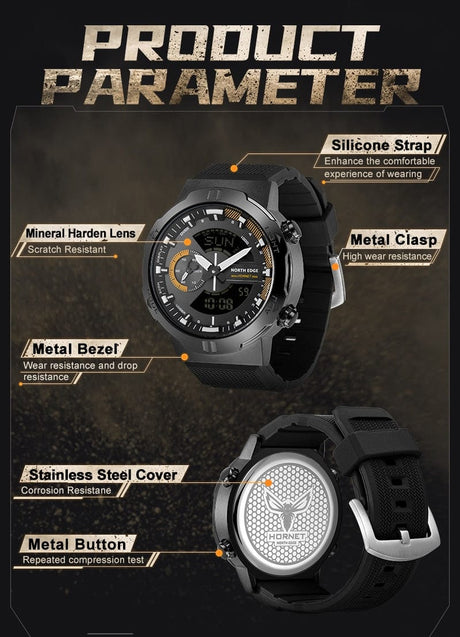 NORTH EDGE HORNET Speed Tracker Watchs  