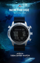 NORTH EDGE Scuba Diving Computer Watch Watchs  BushLine