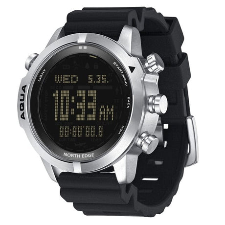 NORTH EDGE Scuba Diving Computer Watch Watchs BushLine Black