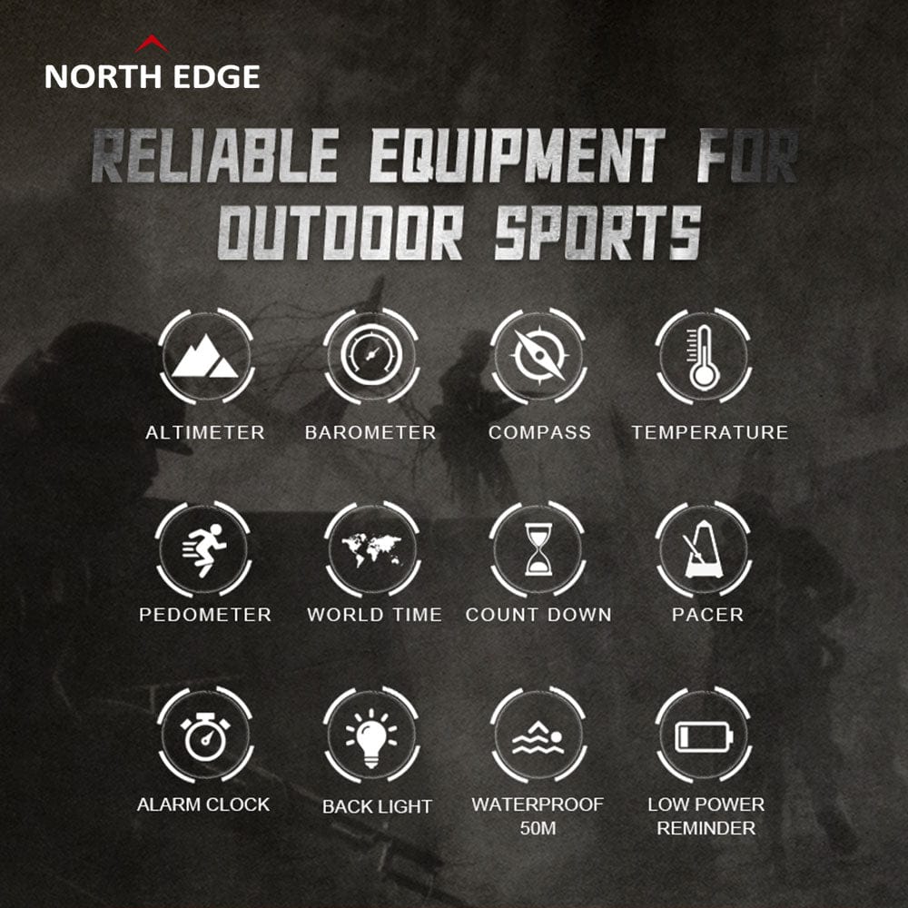 NORTH EDGE Smart Watch APACHE-46 Watchs  BushLine