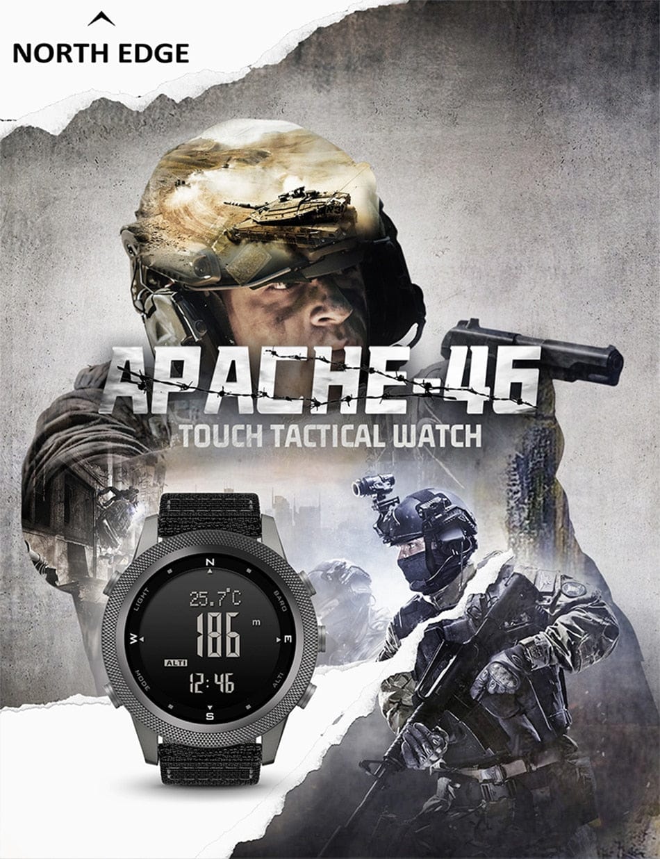 NORTH EDGE Smart Watch APACHE-46 Watchs  BushLine
