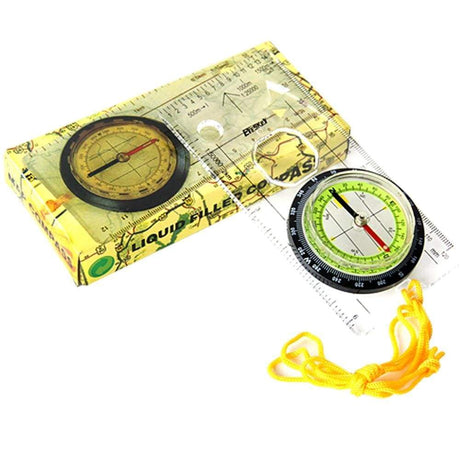 Navigation Compass Map Protractor survival  
