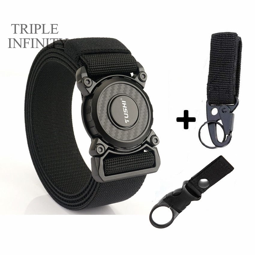 New Rotary Quick Release Metal Buckle Belts tacticle clothing  BushLine
