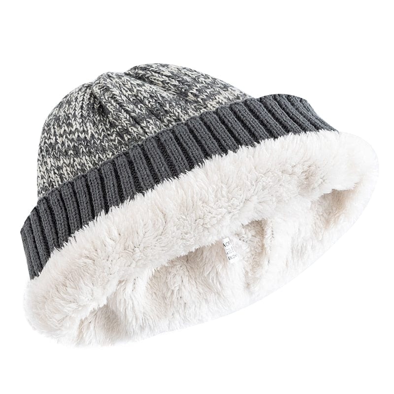 New Unisex Two-Tone Winter Beanie Thermal & Wool Beanies  BushLine