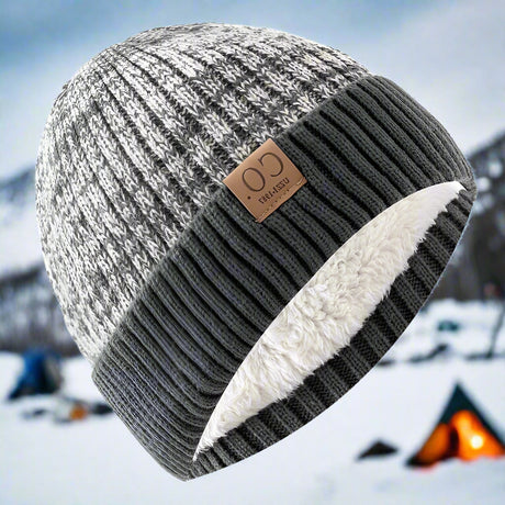New Unisex Two-Tone Winter Beanie Thermal & Wool Beanies  BushLine
