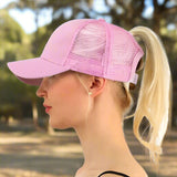 New Woman Ponytail Baseball Cap Hats  