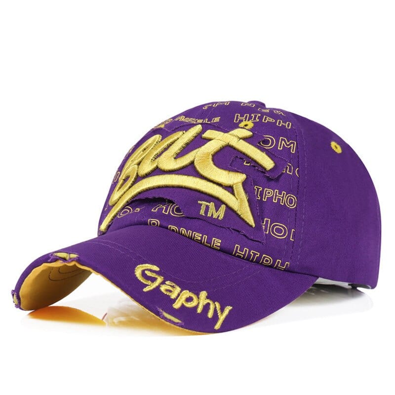 New Woman Ponytail Baseball Cap Hats BushLine B Purple