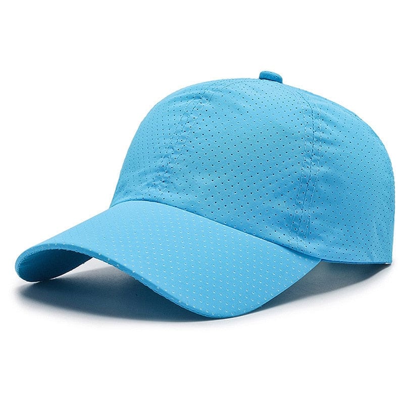 New Woman Ponytail Baseball Cap Hats BushLine E Sky Blue