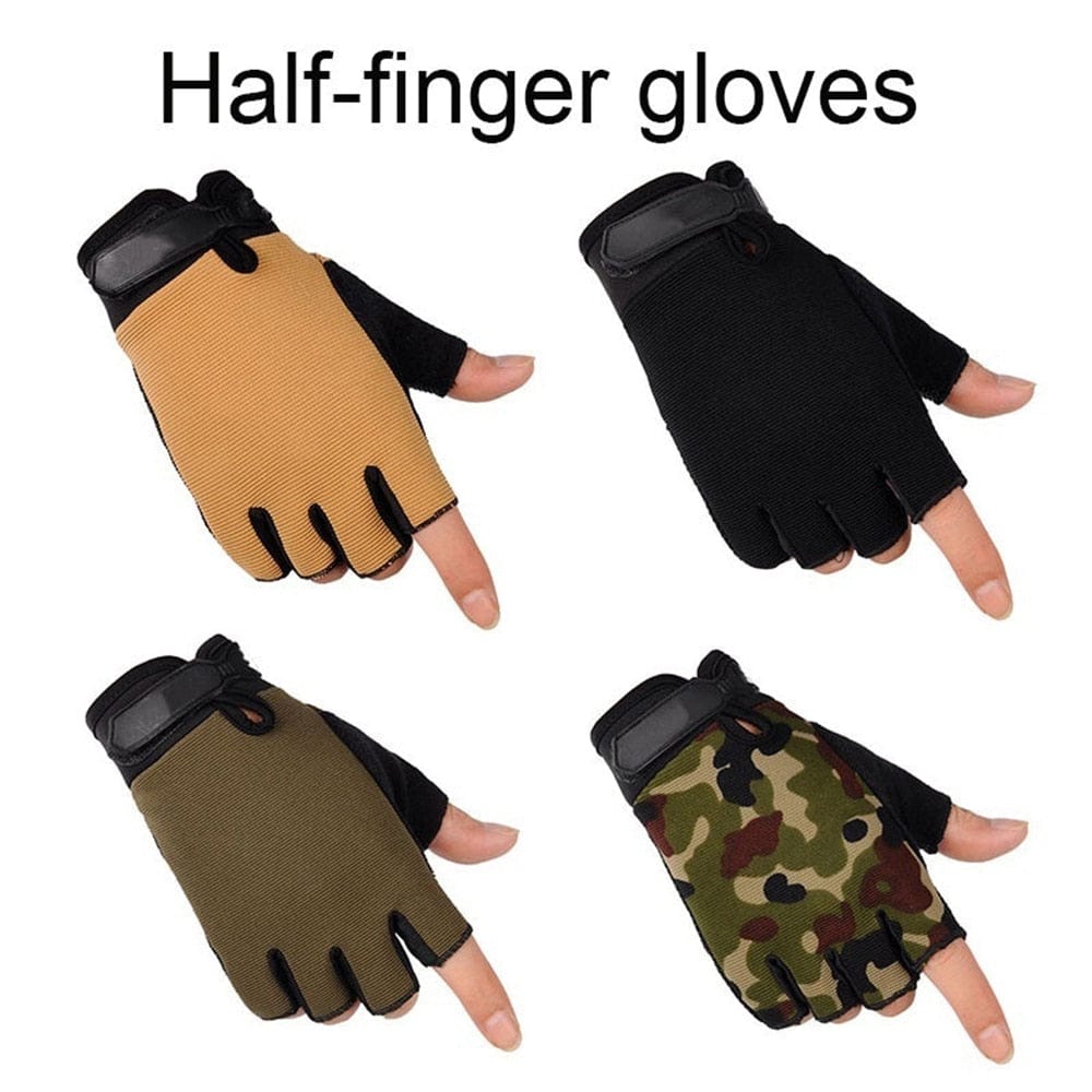 Non-slip Half Finger Gloves gloves  BushLine