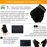 Non-slip Half Finger Gloves gloves  BushLine