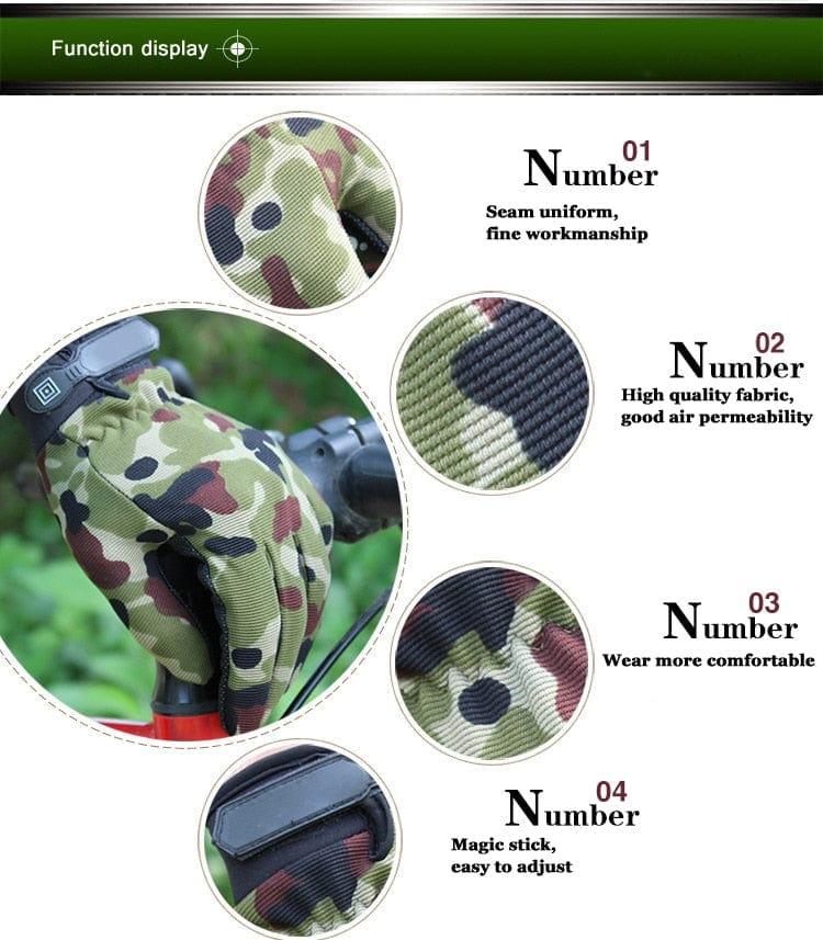 Non-slip Half Finger Gloves gloves  BushLine