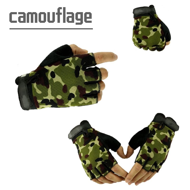Non-slip Half Finger Gloves gloves  BushLine