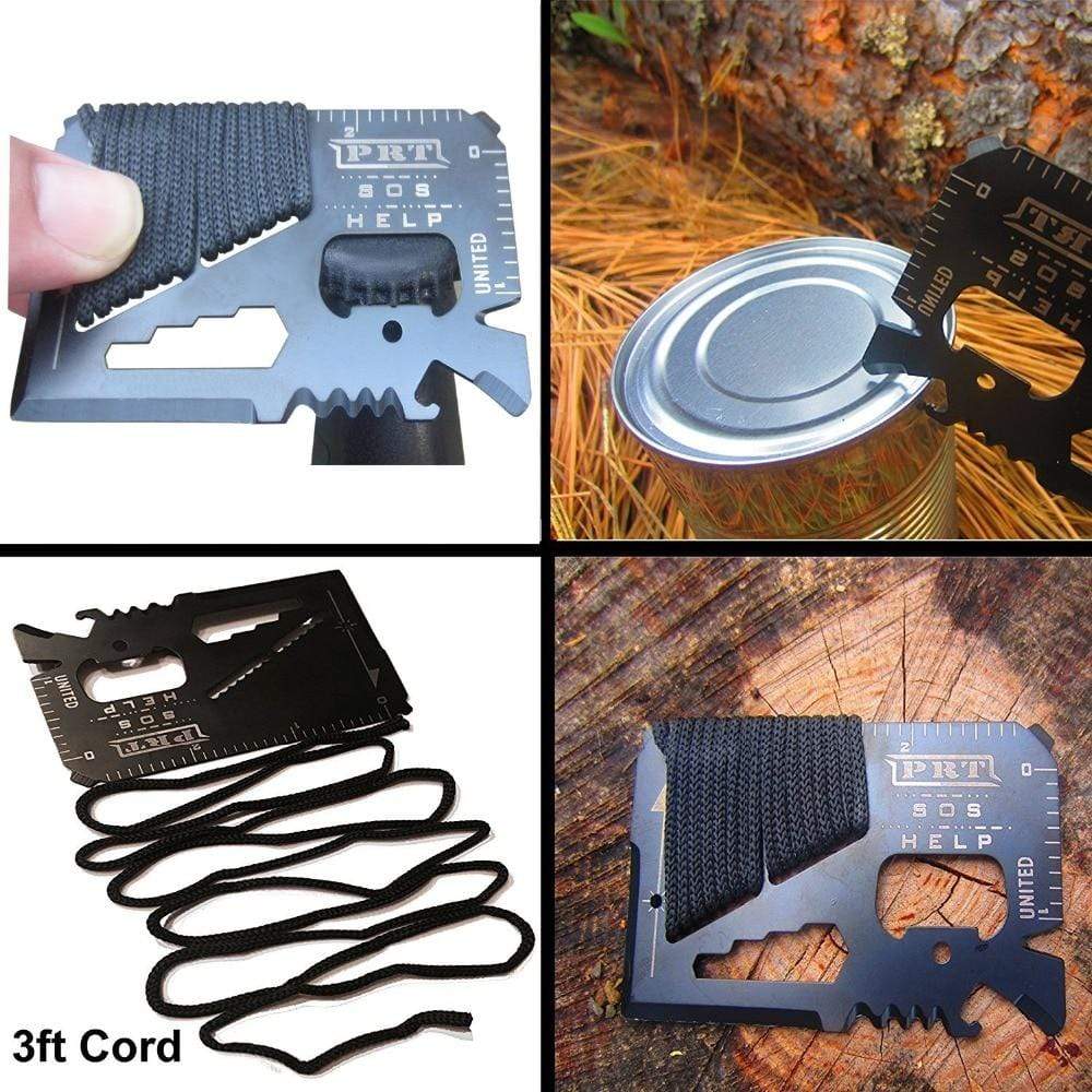 Outdoor Basic Survival Emergency Aid Tool Kits 13 in 1 survival  BushLine